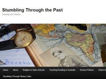 Banner of Stumbling Through the Past blog