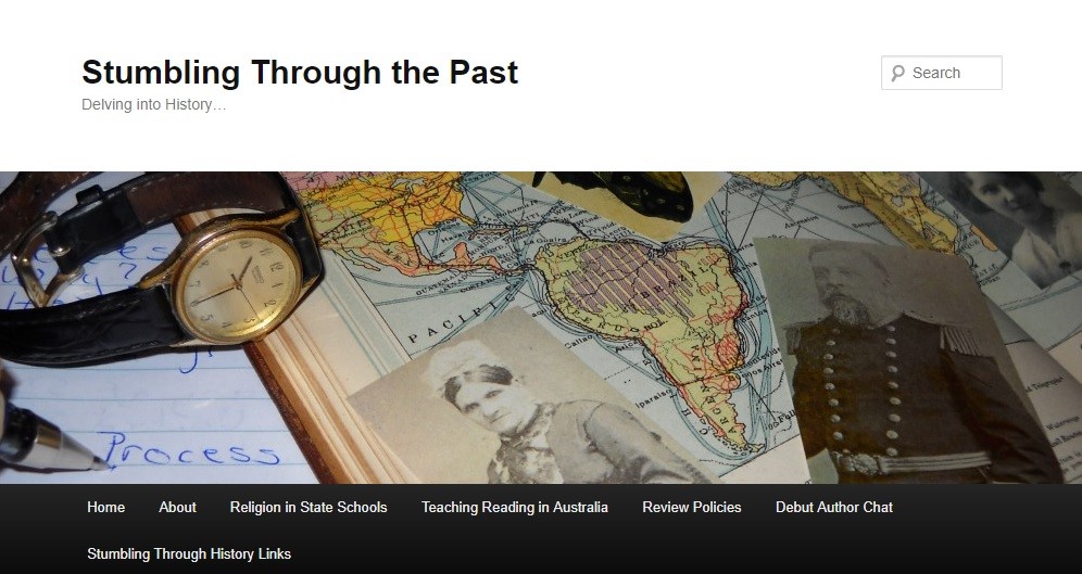 Banner image of Stumbling Through the Past blog